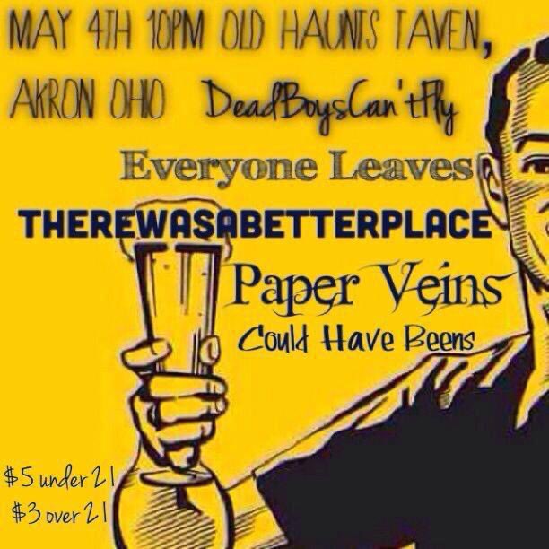 9 years ago today, we played our first show in Akron. We made everyone sit on the floor for a slow song and I think we covered Hey Ya.

What a ride. 
Thank you all for the love.