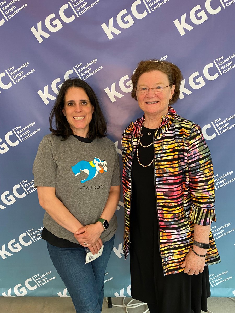 Congratulations to <a href="/dlmcguinness/">Deborah McGuinness</a> on winning a Lifetime Achievement Award from <a href="/KGConference/">The Knowledge Graph Conference (KGC)</a> today! #KGC2022 #kgconference #knowledgegraph #semanticlayer