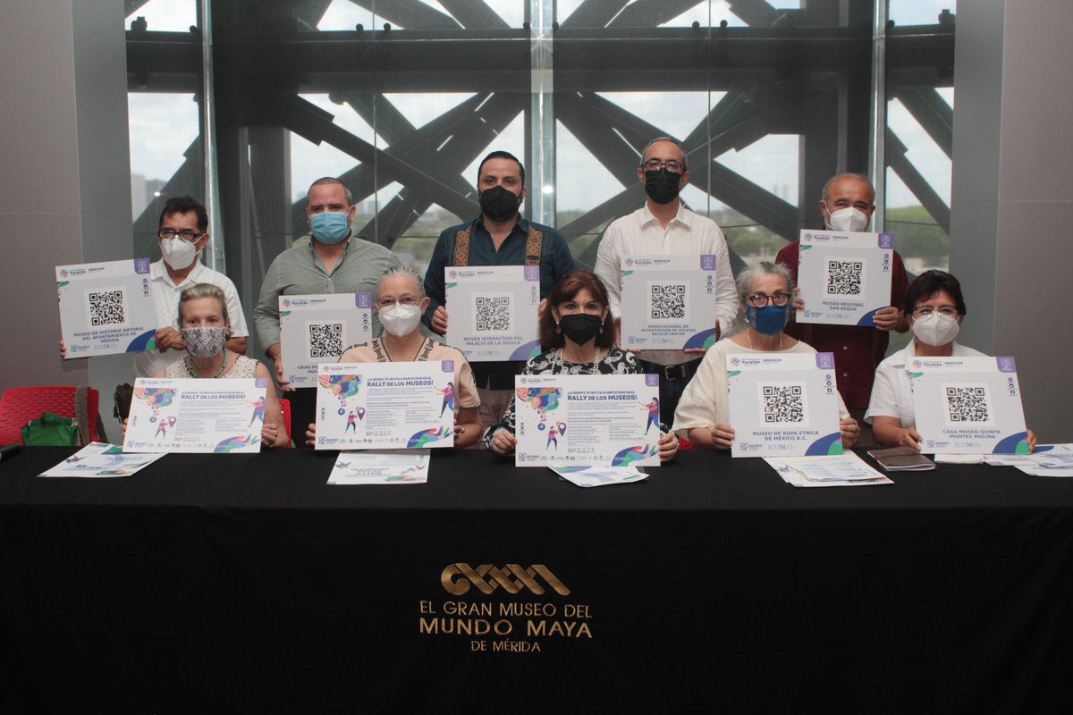 SedecultaYuc's tweet photo. En el marco del #DíaInternacionalDeLosMuseos que desde hace 45 años se conmemora cada 18 de mayo, la #Sedeculta anunció el programa Mayo con M de Museos, que integra eventos entre los que destaca un rally, en el que forman parte los nueve recintos de la #Redmy. https://t.co/6KVQXLdAzx