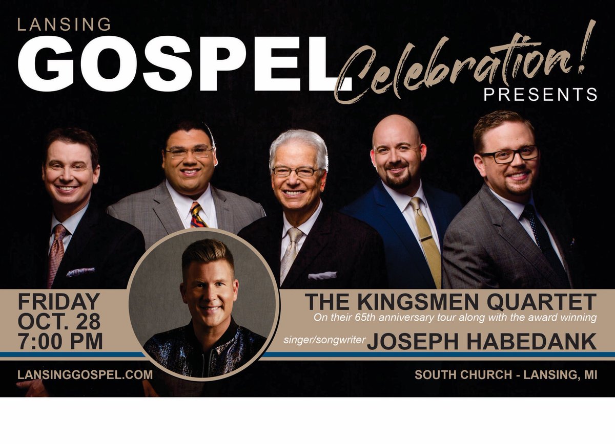 Save The Date!!

FRIDAY OCTOBER 28
<a href="/SouthChurchMI/">South Church</a> Lansing, Michigan
<a href="/JosephHabedank/">Joseph Habedank</a>
<a href="/HarperAgency/">Harper Agency</a>