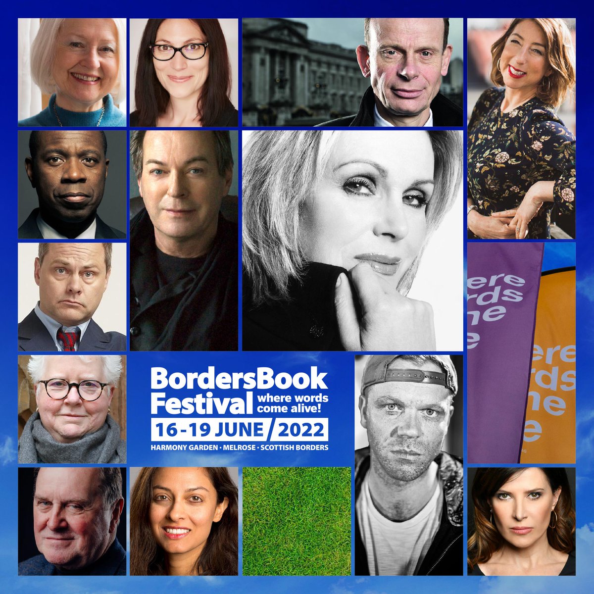 LOOK WHO'S COMING... The Borders Book Festival always delivers a great mix of writers and personalities and this year is no different… JOIN OUR MAILING LIST: eepurl.com/dpLtiv