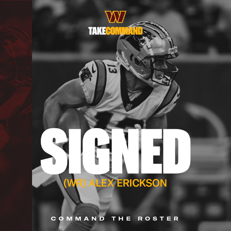 We have signed WR Alex Erickson