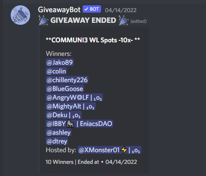 It is about the art but not just.

Funky Inn gave 10 WL's for this madness, 20 days ago.

Be early, Be FUNKY.