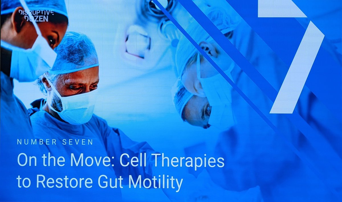 The amazing "Disruptive Dozen" gene and cell therapies at #WMIF2022 will transform care. #7 restores the "brain of the gut." Truly transformative stuff #WMIF2022 <a href="/MGBInnovation/">Mass General Brigham Innovation</a>. <a href="/US_FDA/">U.S. FDA</a> good to hear that you're looking for new ways to get these to more patients faster.