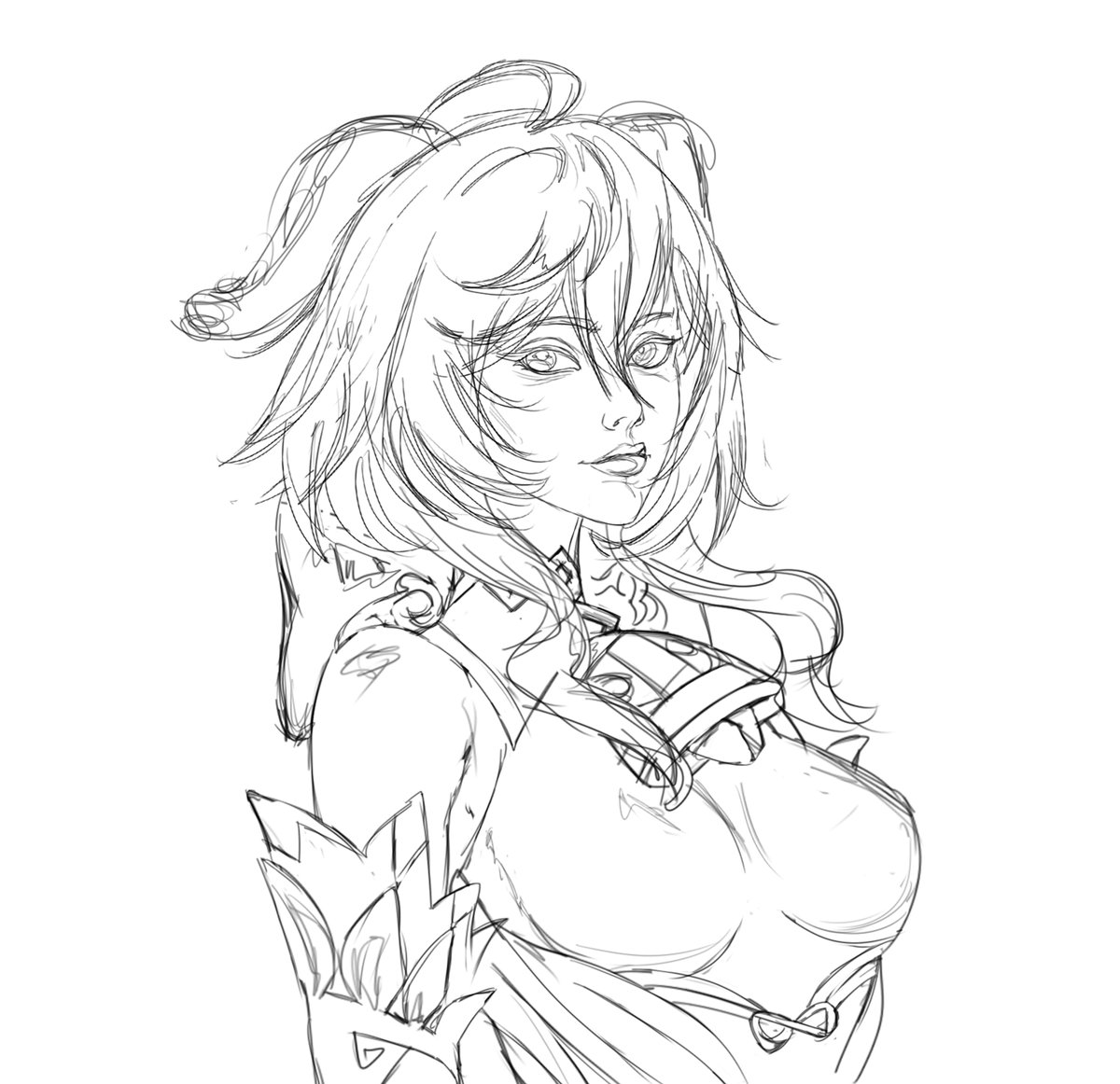 Ganyu ▸sketch
Sweet Rain.
patreon.com/posts/66003841
#Ganyu #GenshinImpact #sketch