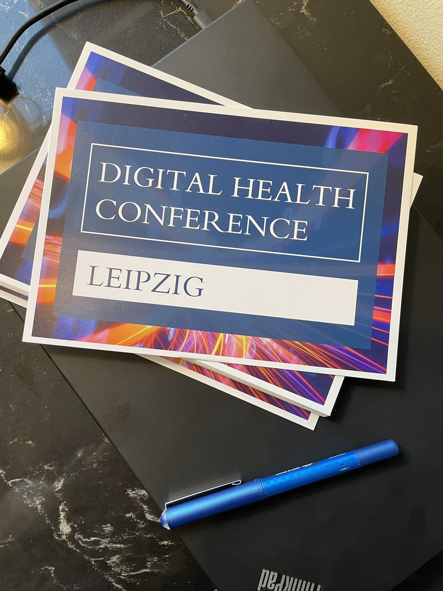 Vorbereitungen sind für heute fast abgeschlossen 🎉 - morgen um 9:00 Uhr startet dann endlich unsere erste #DigitalHealth Conference #Leipzig. 🙏🏻