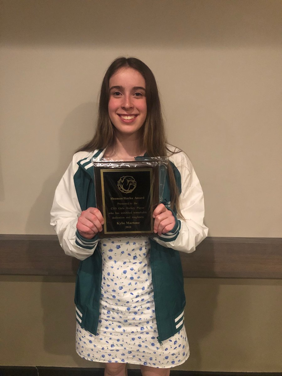 CHS Girls Ice Hockey (@chsghockey) on Twitter photo Kylie Martone with the Shuman/Roche Award for dedication and toughness!!! <a href="/CantonCommunity/">Canton Community TV</a> <a href="/CantonCitizen/">Canton Citizen</a> Kylie Martone with the Shuman/Roche Award for dedication and toughness!!! <a href="/CantonCommunity/">Canton Community TV</a> <a href="/CantonCitizen/">Canton Citizen</a>