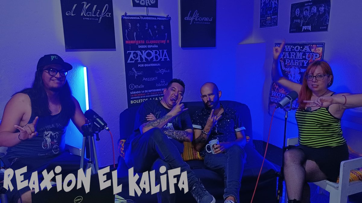 elkal1fa's tweet photo. #ReaxionElKalifa emision #42 con bandas invitadas participantes al #TakeoverKarnival #Oricalkos @WrongBand_GT este Sábado 7 de Mayo en @rockolvuh 7PM. por alla nos vemos.
#Concierto #progressiverock #metalmusic #psycholedic #progressive #grove #podcasts #livestreaming #livemusic https://t.co/rNNgGLJAx4