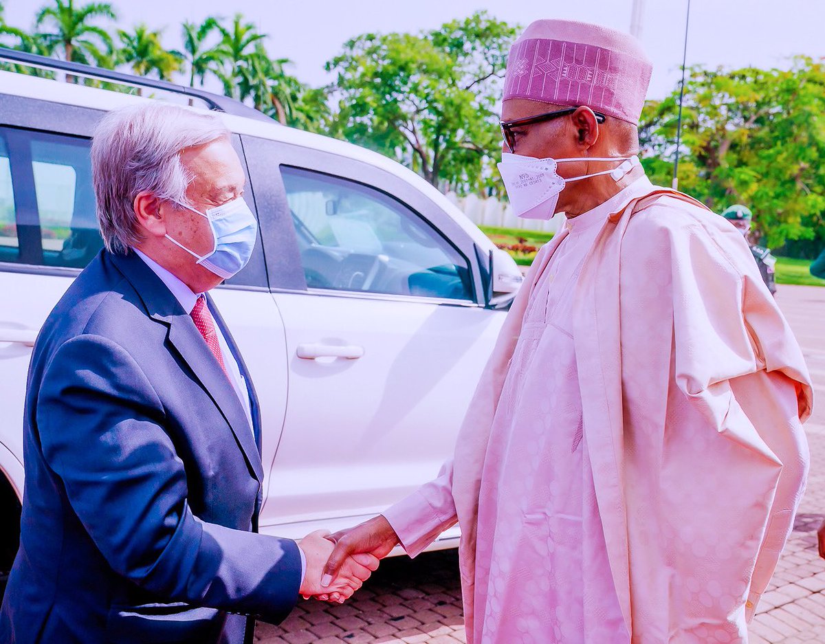 AnonitedP's tweet photo. The two demon working together against the people of Eastern Nigeria 🇳🇬today in Abuja https://t.co/c4lMhOeITJ