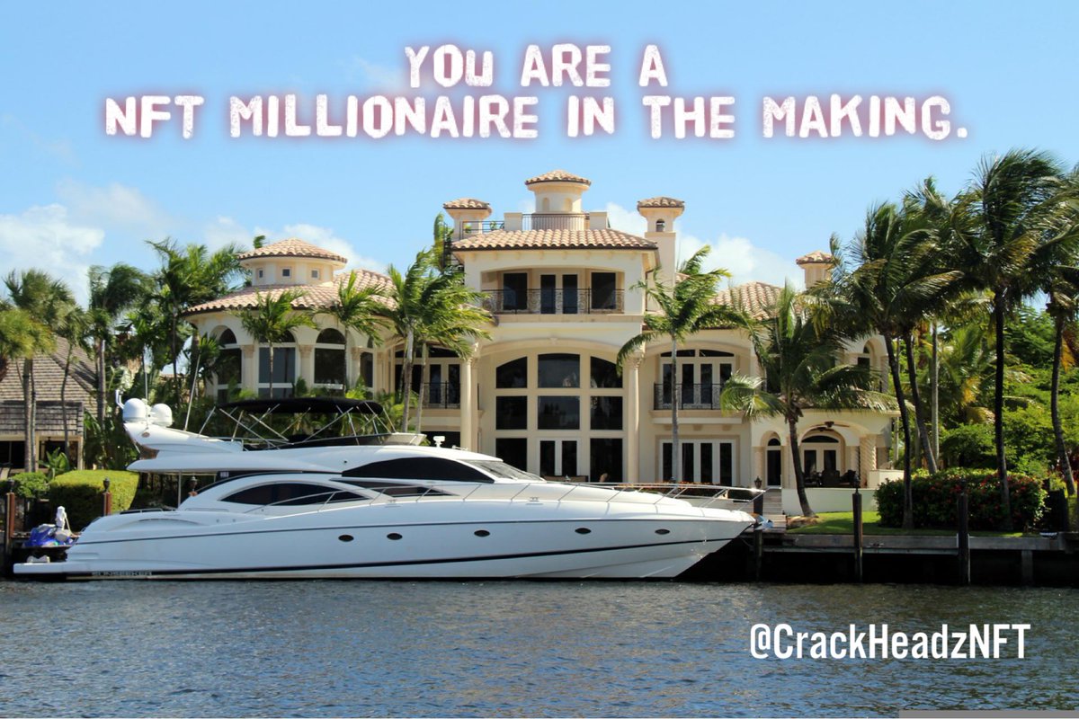 CrackHeadz | Agent PookAi (@crackheadzonsol) on Twitter photo You are a NFT MILLIONAIRE💰💰 in the making. And we are just getting started baby!! #nfts #nft #NFTcollector You are a NFT MILLIONAIRE💰💰 in the making. And we are just getting started baby!! #nfts #nft #NFTcollector