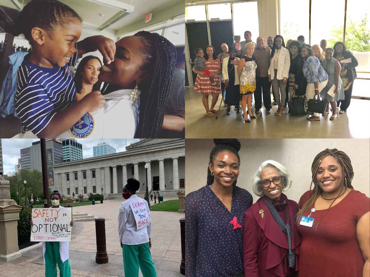 OUHCOM's tweet photo. OMS IV #HCOM Alicia Rodgers has been dealt her fair share of challenges in life, but her faith has kept her grounded, especially has she heads to graduation. Read more about her story here: https://t.co/6H1yncvDnu https://t.co/1ZQgHywgvV