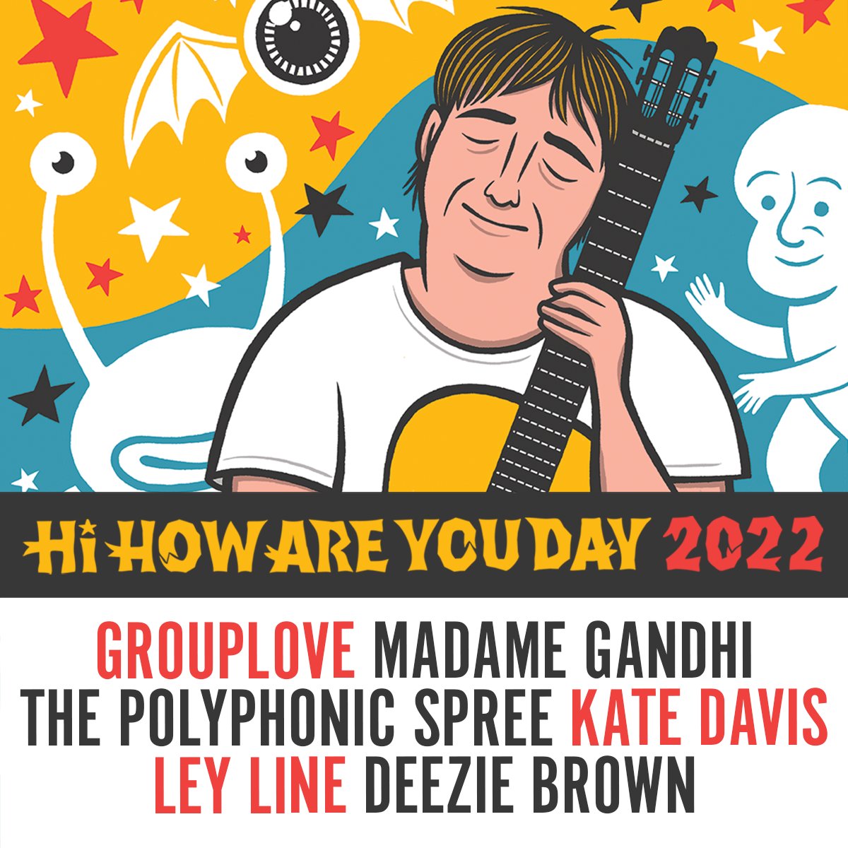 ACL Live (@acllive) on Twitter photo TONIGHT: Hi How Are You Day 2022 ft. <a href="/GROUPLOVE/">GROUPLOVE</a>, <a href="/MadameGandhi/">Madame Gandhi</a>, <a href="/PolySpree/">The Polyphonic Spree</a>, <a href="/katedavismusic/">Kate Davis</a>, <a href="/leylinesound/">Ley Line</a>, <a href="/deeziebrown/">deezie brown</a> & more
🎫 acl.live/3KXTkhc
6:00PM - Gates
7:30PM - Show
Negative COVID test within 72 hours or full vaccination required. Masks recommended. TONIGHT: Hi How Are You Day 2022 ft. <a href="/GROUPLOVE/">GROUPLOVE</a>, <a href="/MadameGandhi/">Madame Gandhi</a>, <a href="/PolySpree/">The Polyphonic Spree</a>, <a href="/katedavismusic/">Kate Davis</a>, <a href="/leylinesound/">Ley Line</a>, <a href="/deeziebrown/">deezie brown</a> & more
🎫 acl.live/3KXTkhc
6:00PM - Gates
7:30PM - Show
Negative COVID test within 72 hours or full vaccination required. Masks recommended.
