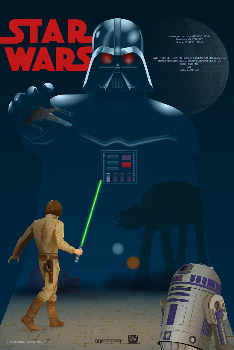 PellegrinelliFa's tweet photo. My poster graphic version!
NFT available
https://t.co/Hxw2qf9G6I

#MayThe4thBeWithYou 
#StarWarsDay 
#StarWarsCelebration https://t.co/73ePGuu0qK