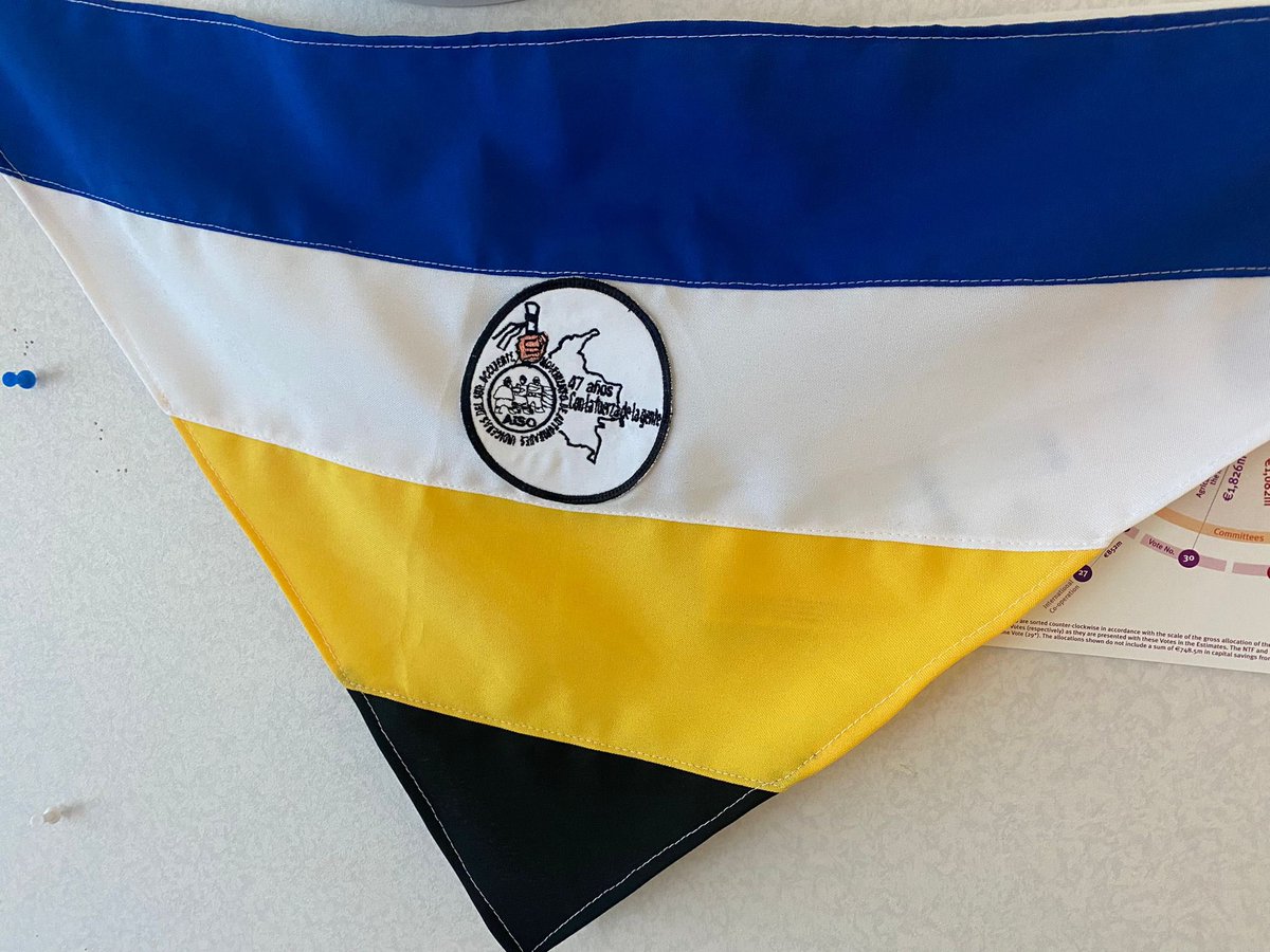 ThomasPringleTD's tweet photo. Meeting today with Columbia’s indigenous people with @Love1solidarity and my Daíl colleagues.

Highlighting the activities of the columbian government on land owned by Irish multinational Smurfit Kappa, who are the largest landowner in the region of Columbia they live. https://t.co/McEDjRmu6v