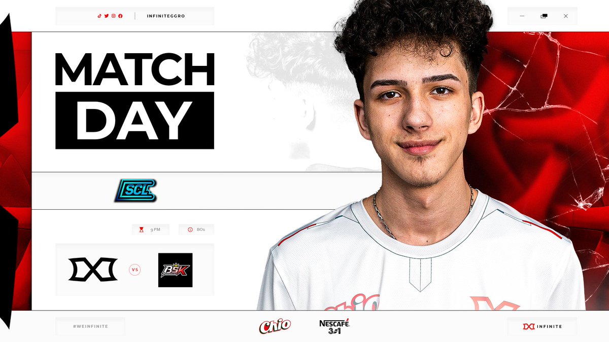 infiniteggro's tweet photo. The 2nd match of the day in @scleague_net will start at 21:00! 
We will face #BOOMSHAKE so make sure you won't miss the action: https://t.co/kxa1qcssJx

#WEINFINITE https://t.co/XMKFHyxJEM