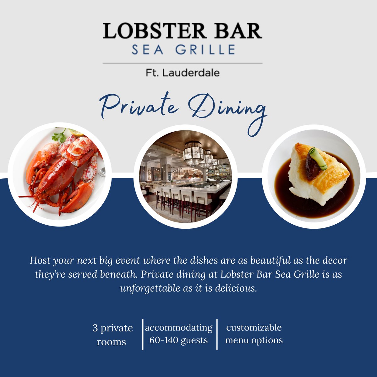 LobsterBarSG's tweet photo. Looking to book your next dinner celebration? LOOK NO FURTHER 🤩 give us a call to connect with Katie, our Event Manager! https://t.co/Me6C33wRJC