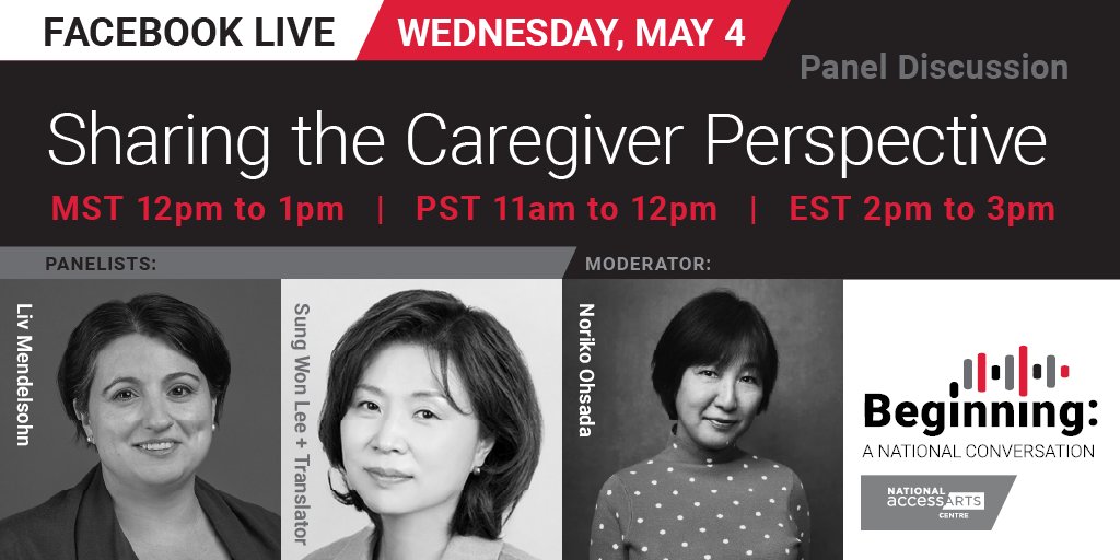 AccessArtsCA's tweet photo. Join the conversation - Sharing the Caregiver Perspective - via Facebook Live in 1 hour. Click this link to be taken to the live stream: https://t.co/RUtUyycUlb
Visit our website to view the live stream schedule https://t.co/QbRzFpZJ7v
#Beginning2022 https://t.co/GzwNZR5sWO