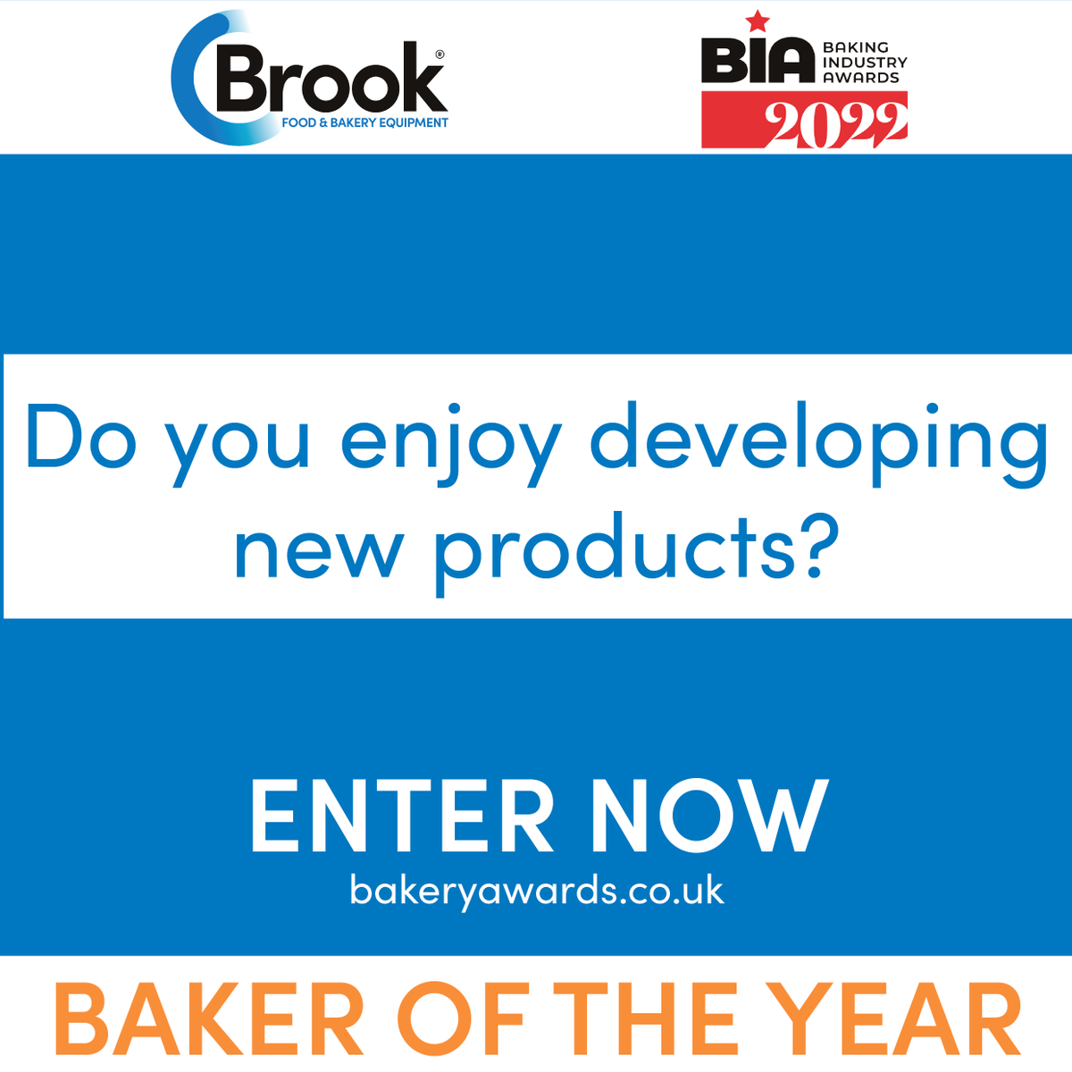 We love new & developed products, do you? Follow the link in our BIO to enter! #bakeryawards #bakeroftheyear #bakery #baking #baker #awards @britishbaker