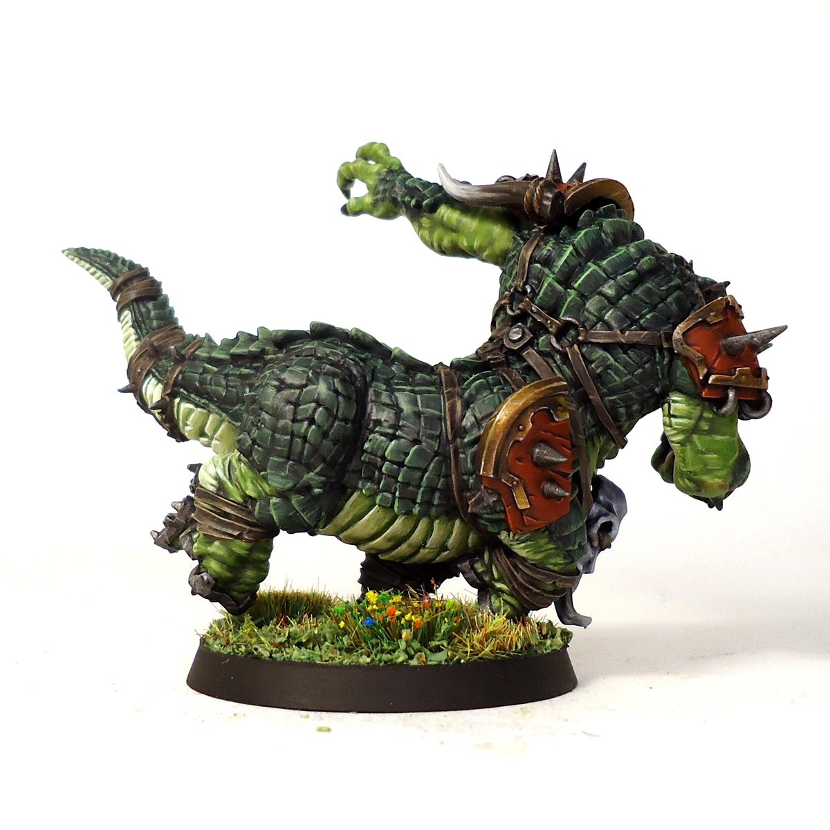 spubbbba's tweet photo. Zolcath the Zoat, lovely model from Forgeworld took me forever to paint. Getting the highlights on his chest and armour right were the toughest parts.
#bloodbowl #paintingforgeworld #zoats #GamesWorkshop https://t.co/58X1WX2E9J