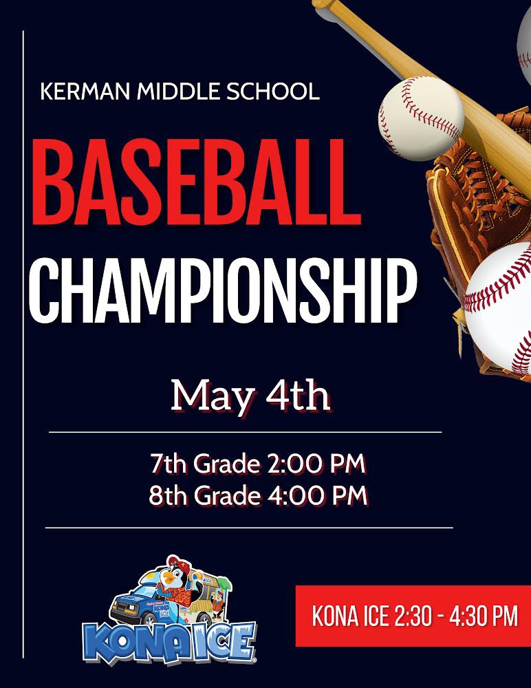 Best of luck to our 7th &amp; 8th grade baseball teams as they compete in the CVAL Championships today. Game times are posted below! Go Lions!