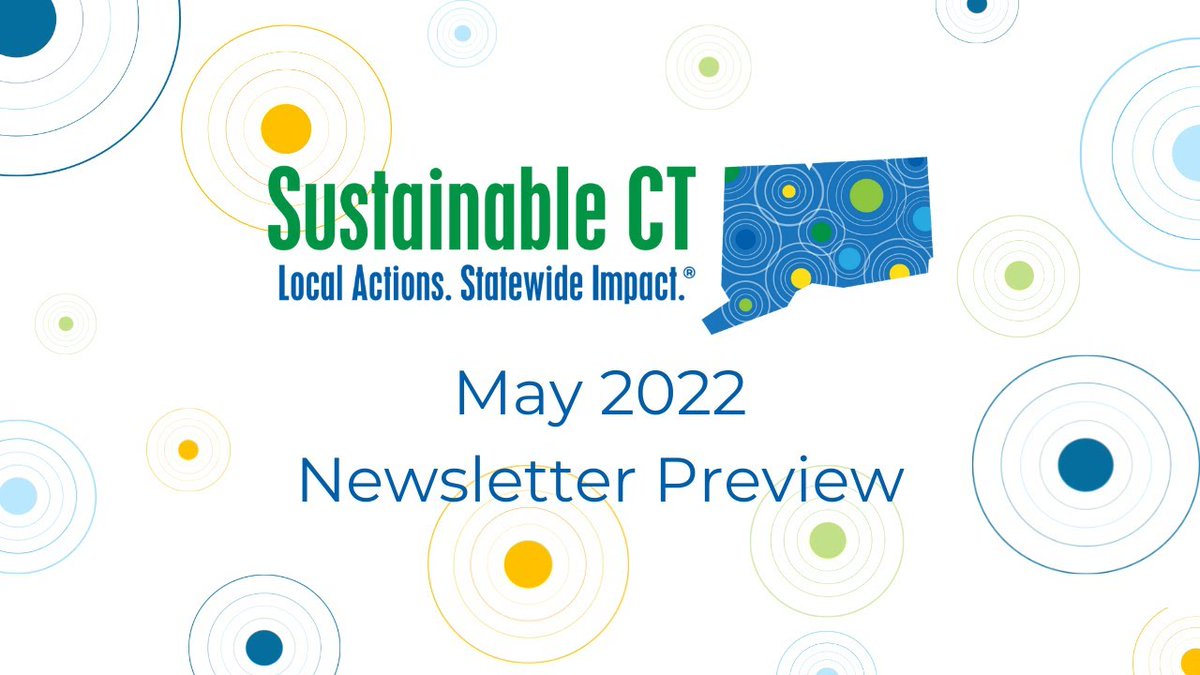 Sustainable CT (@sustainablect) on Twitter photo Don't forget to check out our Actions & Impact preview for the month of May.
Celebrating a Community Match Fund with <a href="/LEVOint/">Levo International</a> , Sustainable CT on <a href="/wherewelive/">Where We Live</a> , and much, much more!
View preview - youtu.be/npLeNngLynM
View newsletter - bit.ly/375Z6i2 Don't forget to check out our Actions & Impact preview for the month of May.
Celebrating a Community Match Fund with <a href="/LEVOint/">Levo International</a> , Sustainable CT on <a href="/wherewelive/">Where We Live</a> , and much, much more!
View preview - youtu.be/npLeNngLynM
View newsletter - bit.ly/375Z6i2