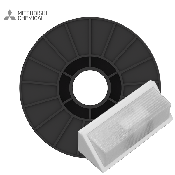 MakerBot_LATAM's tweet photo. DURABIO™ es un material de impresión 3D de ingeniería sin BPA y de base biológica desarrollado por Mitsubishi Chemical. Con alta transparencia similar al PMMA pero mejor comportamiento al impacto y resistencia al calor mejorada. https://t.co/EjYvAIu5yn