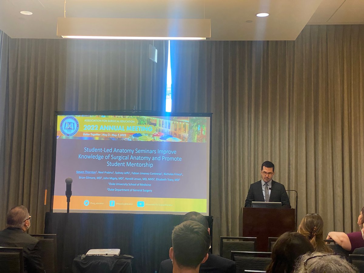Bryanna Stukes (@bryannastukes) on Twitter photo Great Presentation <a href="/swthorntonjr/">Steven Thornton, MD</a> on surgical education and mentorship!! #SEW2022 Great Presentation <a href="/swthorntonjr/">Steven Thornton, MD</a> on surgical education and mentorship!! #SEW2022