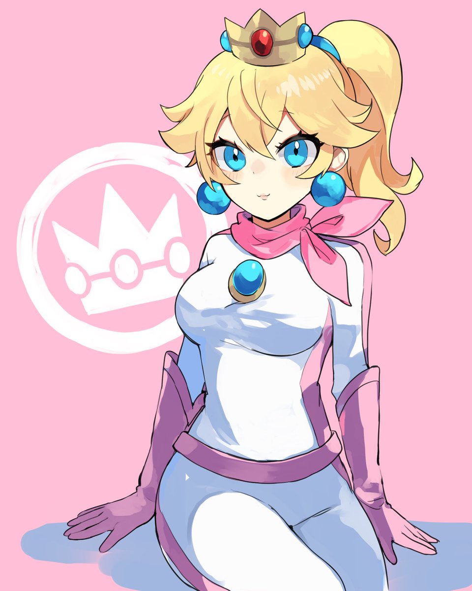 ライダースーツのピーチ姫👑