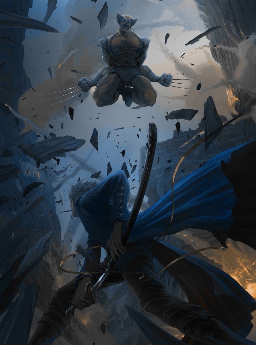 Renno_Leon's tweet photo. Ultimate Marvel vs Capcom 3 | Vergil vs Wolverine 
Official Artwork https://t.co/EffRe7r85o