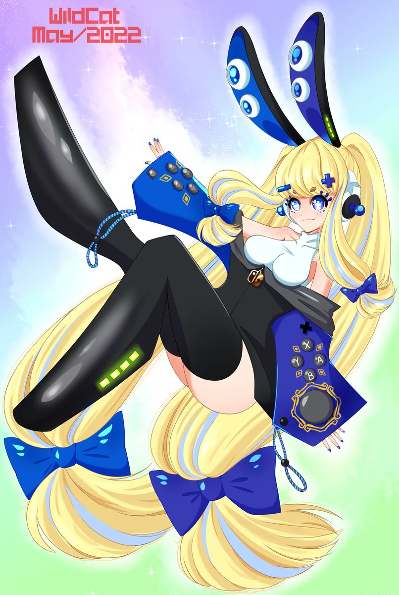 WildCatWildnout's tweet photo. More color vatiations of Enex the #NintendoSwitch #gijinka girl
#art #animeart #Nintendo #colorvariations https://t.co/zgJmW466vQ