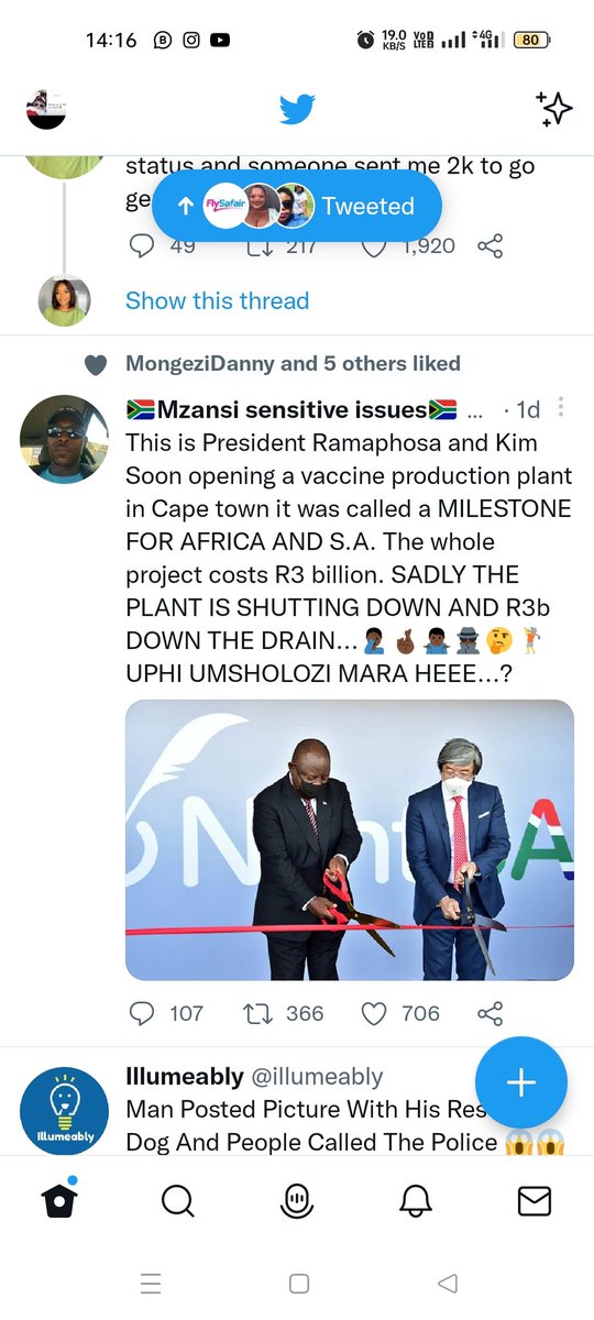 Noma_Noma7's tweet photo. @MtoloSam @SizweLo Just sharing what I saw... Don't shoot the messenger please. #masksmustfall
#plandemicmustend https://t.co/LuNxUd1lkf