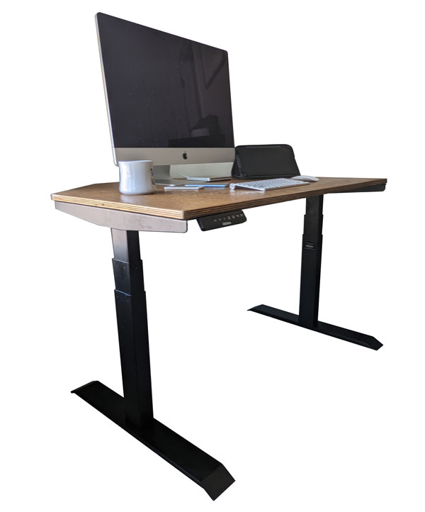 Adjustable at the push of a button OR via a mobile or browser app (which also includes transition reminders, #MyLifeDesk from <a href="/TheLifeDesk/">LifeDesk</a> has virtually eliminated my hip pain from sitting all day. And the top? Hubby created it to accommodate my clutter
#sitstanddesk