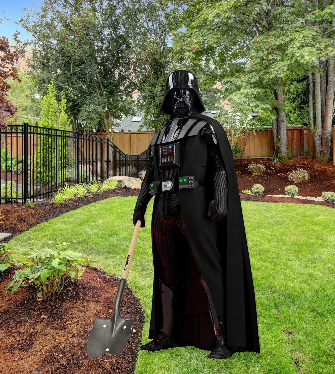 diggershotline's tweet photo. No matter the FORCE you dig with or the size of the project, follow Darth's lead and dial 811 before you dig this May the Fourth.  #MayThe4th #Digsafe #dial811 https://t.co/egroTRAukq