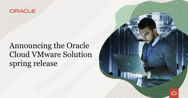KellyTrebbe's tweet photo. From greater flexibility to faster processing speeds, discover how the new features of the @OracleCloud #VMware Solution release can help you: https://t.co/oSrcf6ANxH https://t.co/Y1QJRnAxYd