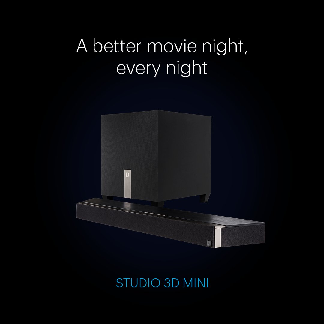 This Mother’s Day give Mom the gift of a better movie night, every night 🍿. Make the most of time together with movies in Dolby Atmos surround sound with the Studio 3D Mini sound bar. Get free expedited shipping—order now just in time for Mother’s Day. bit.ly/3KFtjCh