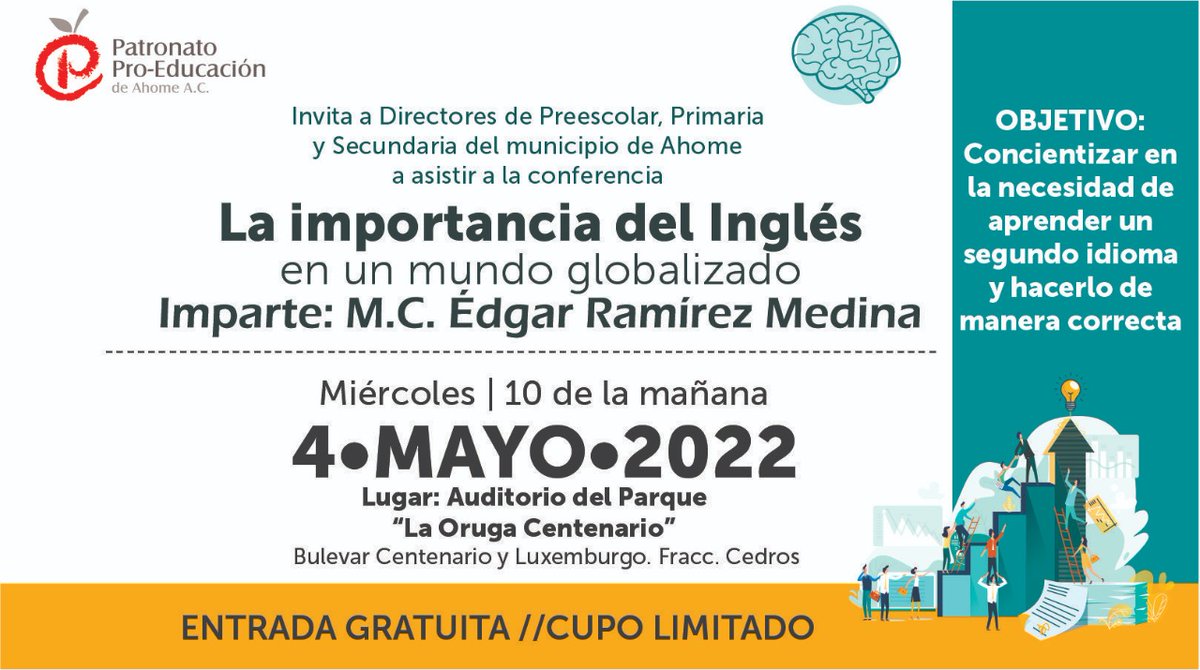 pronisinaloa's tweet photo. @pproeducacion Teacher PRONI Sinaloa en superación continua asistiendo a la conferencia "La importancia del Inglés en un mundo gobalizado" @SEP_mx @sepycsinaloa @GracielaDguezN @rochamoya_ @delfinagomeza https://t.co/bjI7wkx3RQ
