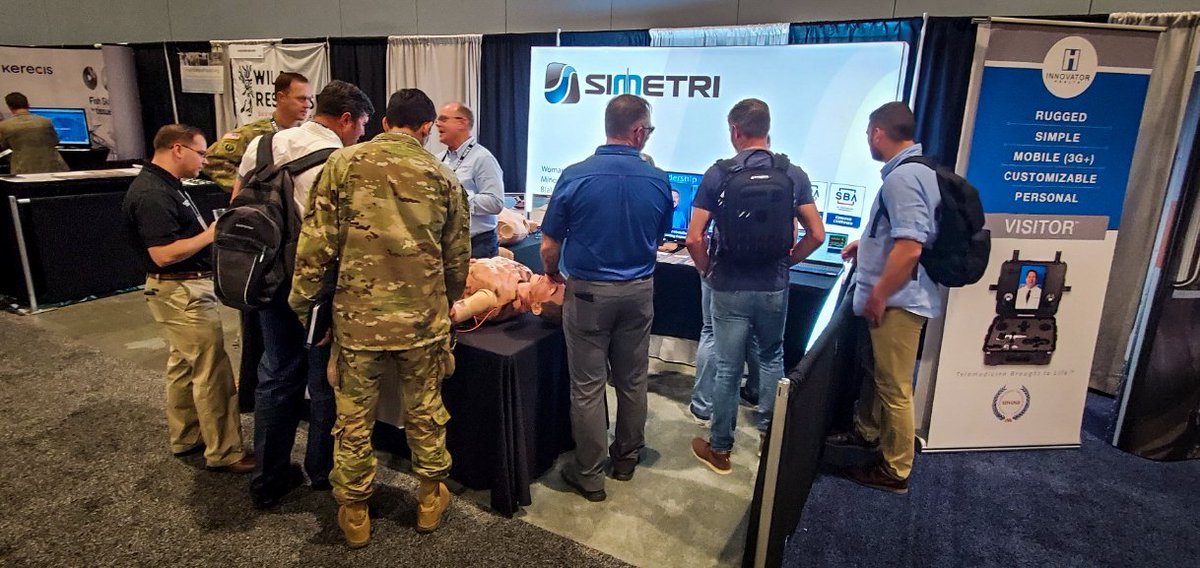 SIMETRI_INC's tweet photo. Stop by Booth 1008 and find out how surprisingly cost-effective it is to drastically improve your medical training with SIMETRI Part-Task-Trainers!
#SOMSA #SOMA2022 #PartTaskTrainers #MedicalTraining #CombatMedicine https://t.co/b5qDSxQ5KJ