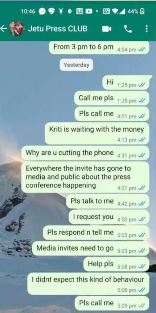 drgaganbhagat's tweet photo. This is the Proof that d #Producer & #Director of the
#KashmirFiles used the
"₹" for circulating #Hate against #Muslims.
#KFiles was created, propagated & targeted to archive the #Hate against d Muslims & it was executed by paying the PR companies & BJP Leadership. https://t.co/xA2rHPnFUw