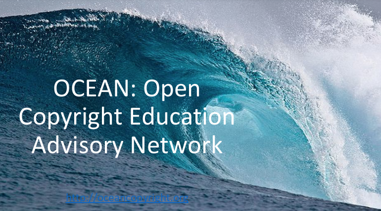 FarbThink's tweet photo. Join Us. This Friday, May 6 9PST/12EST-- Meet Open Copyright Education Advisory Network (OCEAN). We will share our vision + would love to hear what you + your community need most? Register https://t.co/yeKTmQhlk8 #copyright #OCEAN @oceancopyright @GregCram @KyleKCourtney https://t.co/asMMiTatS6