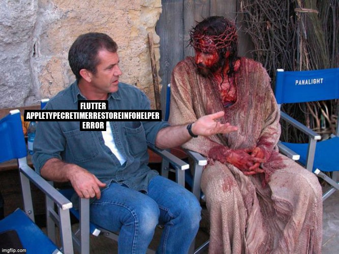 overflow_meme's tweet image. Flutter AppleTypeCRetimerRestoreInfoHelper Error stackoverflow.com/questions/7207… #flutter #fluttertest #xcode