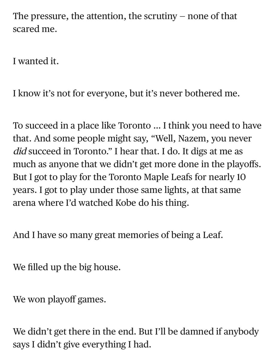manders92's tweet photo. Nazem Kadri on being a Toronto Maple Leaf. https://t.co/c7e3Y0ztb0
