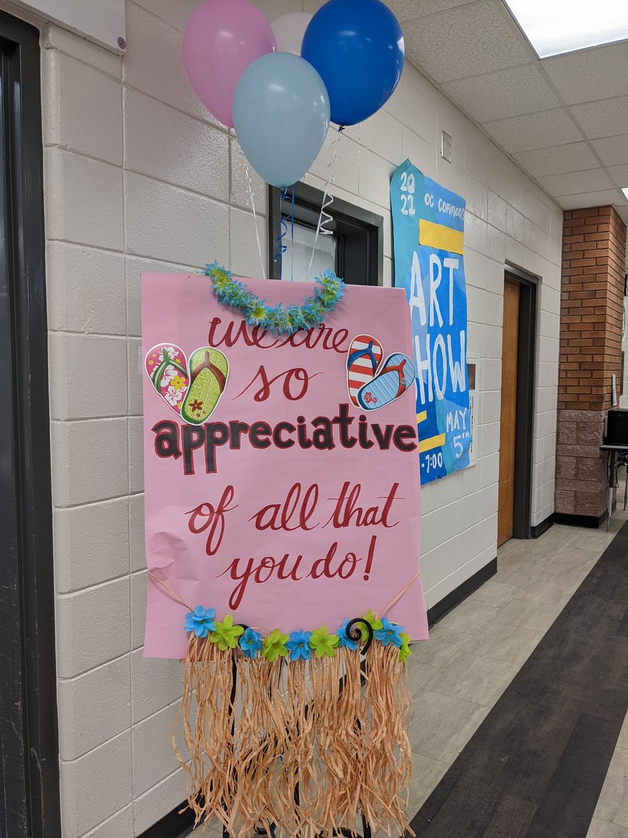 Thank you to our PTO for providing an awesome Teacher Appreciation lunch today! We appreciate you! #weareone #ochspride