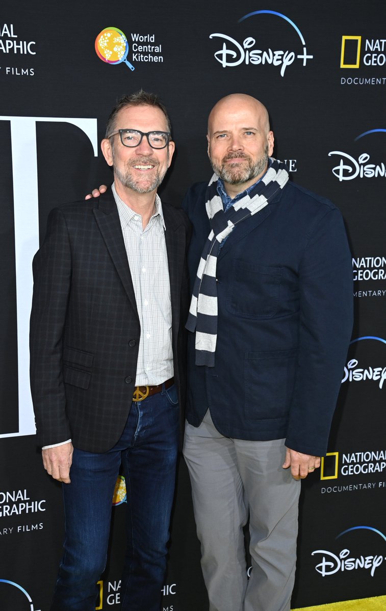 TheTedAllen's tweet photo. More food friends &amp; family pix from last night's premiere of #WeFeedPeople, the eye-opening new documentary by #RonHoward on @WCKitchen &amp; @ChefJoseAndres, debuting May 27 on @DisneyPlus! #ImagineDocs @NatGeoDocs @marcuscooks @barryricedesign #peace https://t.co/F9HWDDiOCT