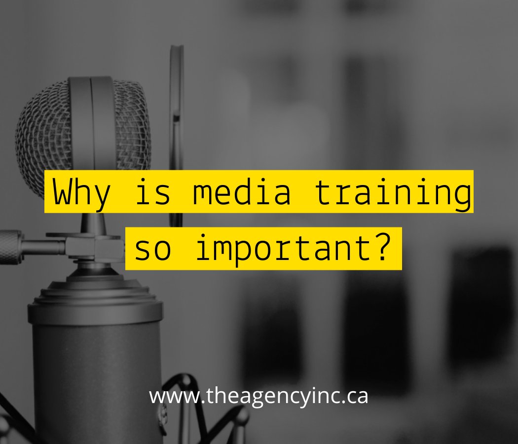 PRTheAgency's tweet photo. Why is media training so important?
Our Account Director, Casey Bohn, explains:
👉 Media training can prepare anyone in a company to be an ambassador of your brand.
🧵(⅓)
#yycpr #calgarypr #calgaryagency https://t.co/VL64W8RO7m
