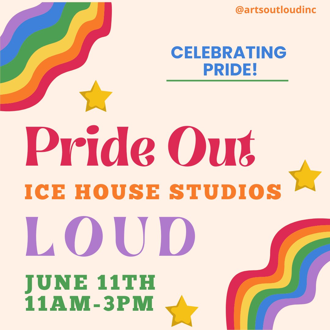 ArtsOutLoudInc's tweet photo. Sooo excited! Our first-ever #Pride celebration! We have some cool artists doing demos, a handmade market, food trucks, and local nonprofits sharing info. If you're in #Pittsburgh come join the fun!
#Nonprofit #LGBTQ https://t.co/ZZe0ZB9UuW