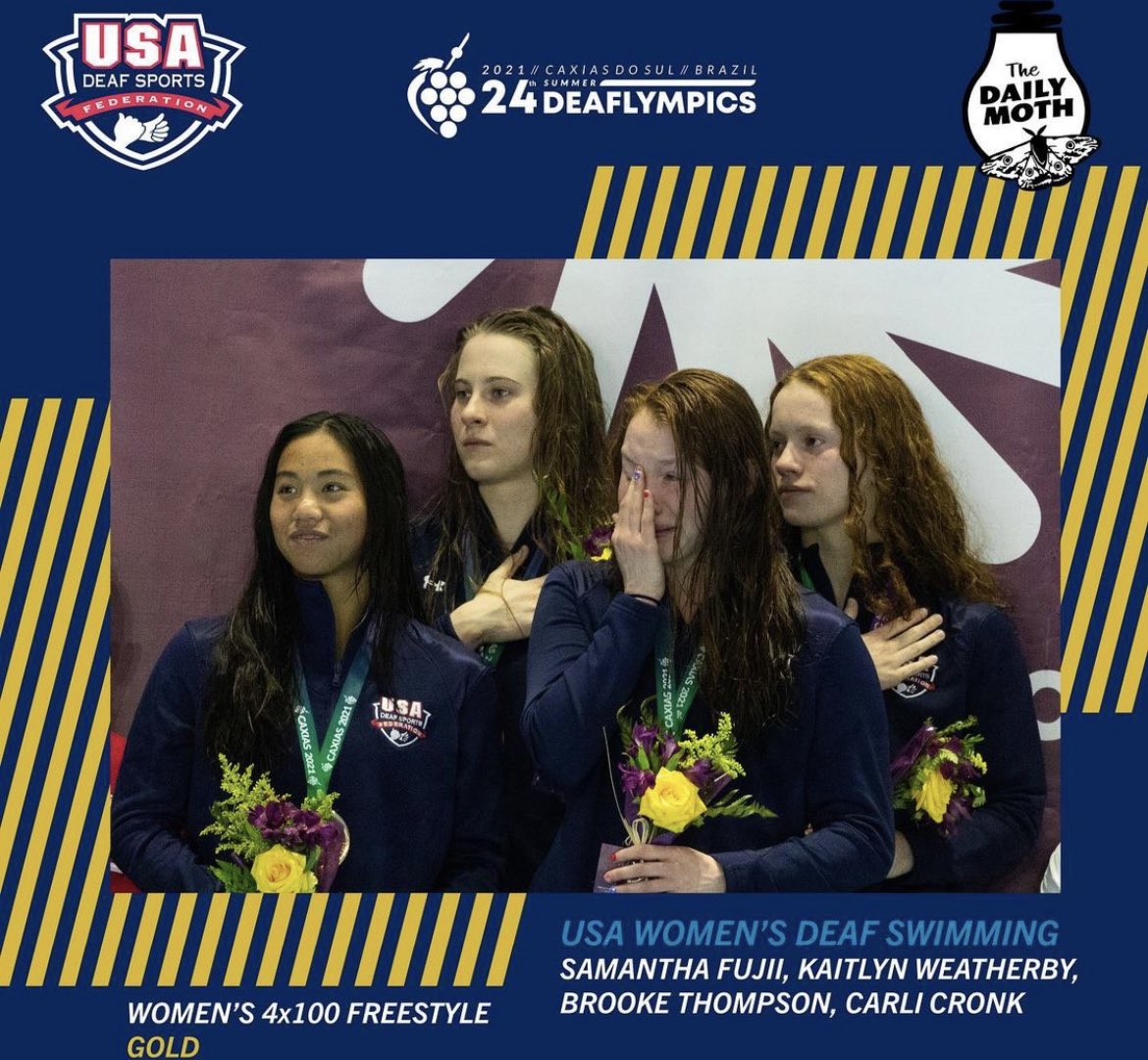 “GOLD MEDALIST” as <a href="/ladyhawkzswim/">BHHS Girls Swim & Dive</a> Brooke Thompson wins a Gold medal in Brazil representing USA at the deaf Olympics. CONGRATULATIONS as <a href="/bhschools/">BHSchools</a> <a href="/BHBlackHawks/">BH Black Hawks</a> are so proud of you <a href="/BHHScage/">BHHS Student Section</a> @bhswatson <a href="/LStroughter/">Lawrence Stroughter</a> <a href="/JessicaLupone/">Jessica Lupone</a> <a href="/iaokma2017/">IA Central - 2017</a> <a href="/IAOverachiever/">The Overachiever</a>