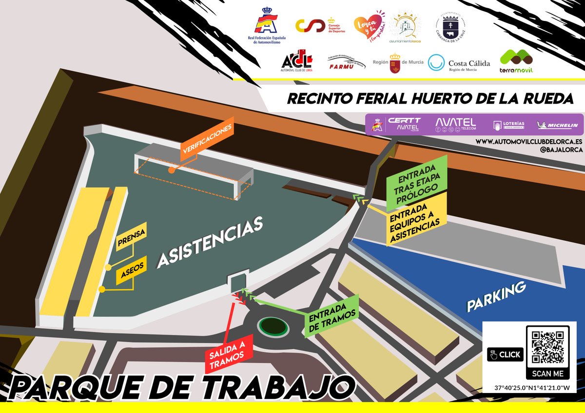 BajaLorca's tweet photo. ☀️ Os presentamos los mapas de accesos a los diferentes puntos de interés de la prueba en los que con un simple click desde el PDF de nuestra web podéis acceder a la ubicación de cada uno de estos puntos

En esta enlace encontraréis todos los mapas ⤵️⤵️⤵️
https://t.co/EWLJOWtTQ0 https://t.co/VDR2z8KCv2
