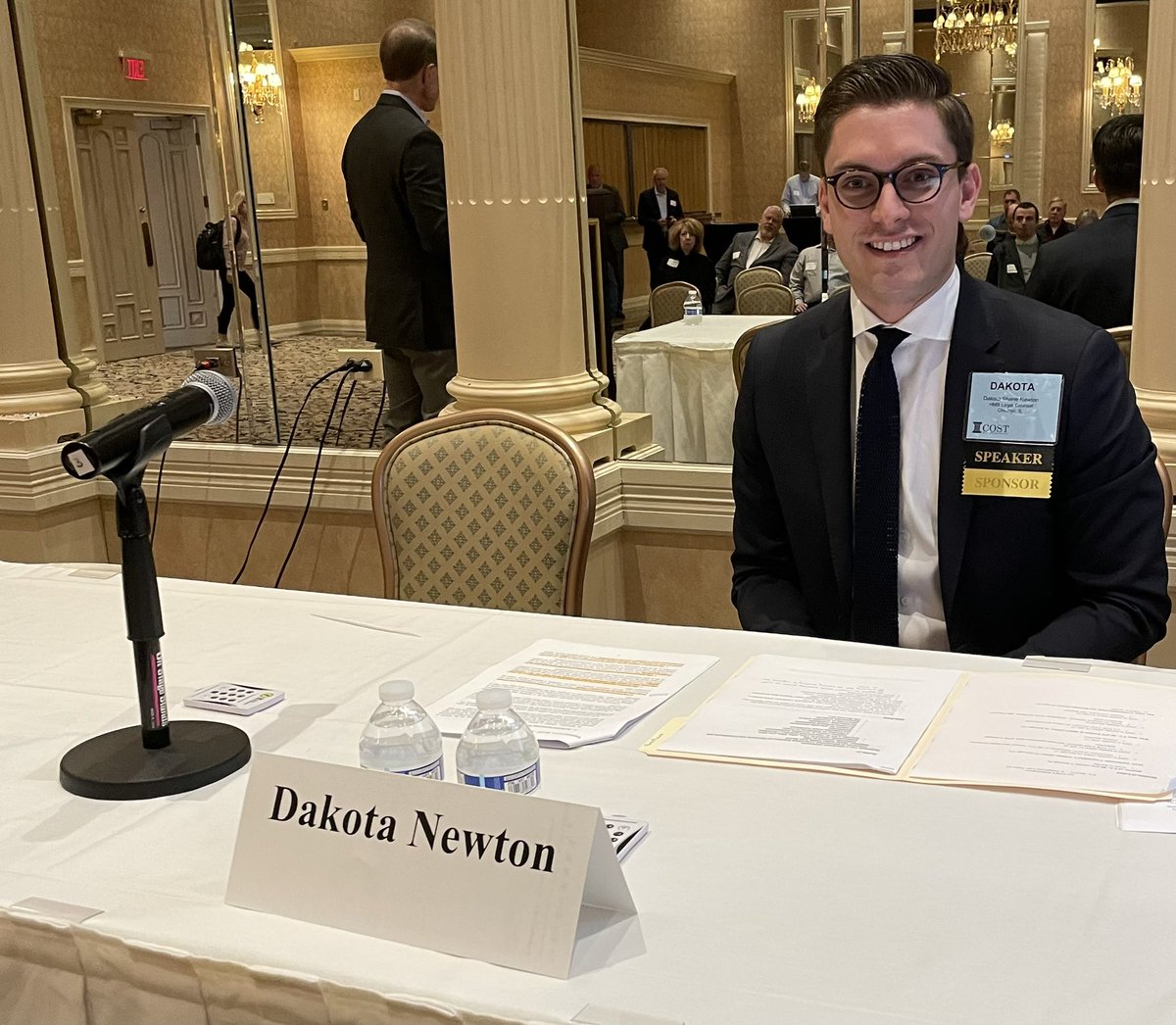 cdrury_cost's tweet photo. Special thanks to David Hughes &amp; Dakota Newton @HMBchtd for their informative discussion at todays @ChicagoTaxClub &amp; @COSTNews State Tax Seminar of the application of P.L. 86-272 in a global economy &amp; the implications of the MTC’s revisions to its P.L. 86-272 statement. #cost2022 https://t.co/iWjTi8wjwk