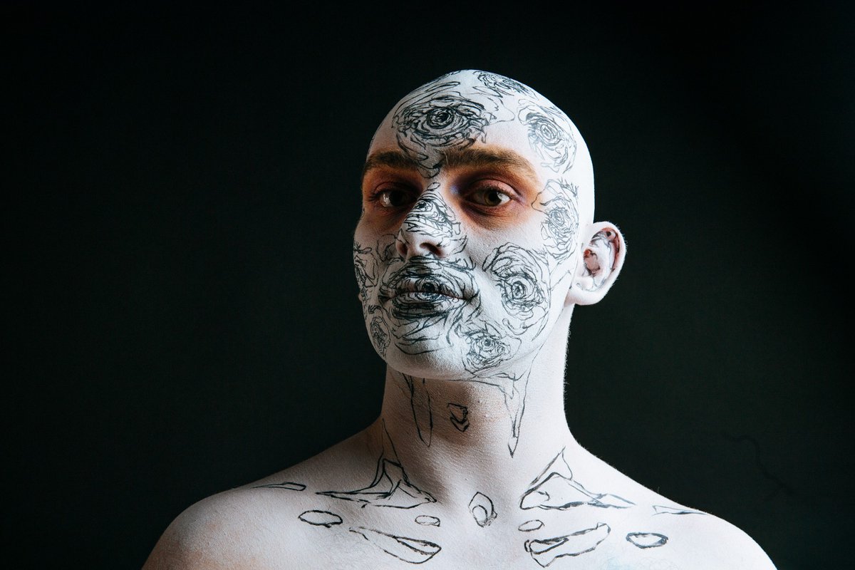 Glow Up Ireland Episode 7 Creative Challenge!! 

This was a hard one for me emotionally and creatively but I am ridiculously happy with it and it may be the look I'm most proud of!! 
Check my insta or tiktok for full concept!! 

<a href="/GlowUpBBC/">Glow Up ✨</a>
#glowupireland