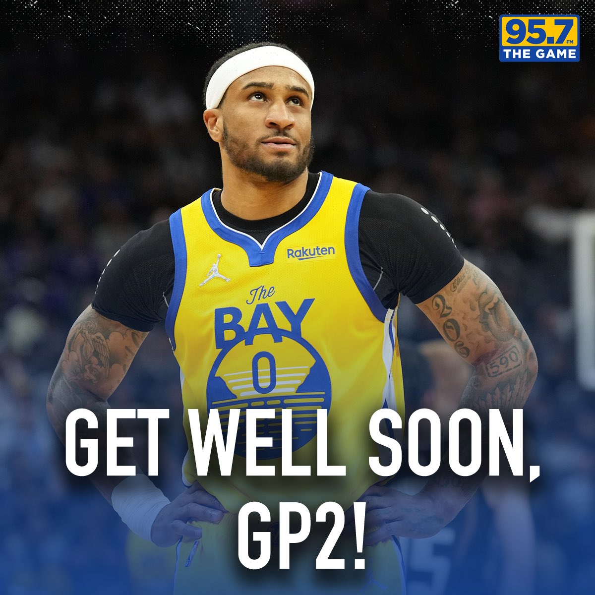 957thegame's tweet photo. All of us here at 95.7 The Game are wishing you a speedy recovery @Garydwayne 🙏 https://t.co/NR8L97ltCP